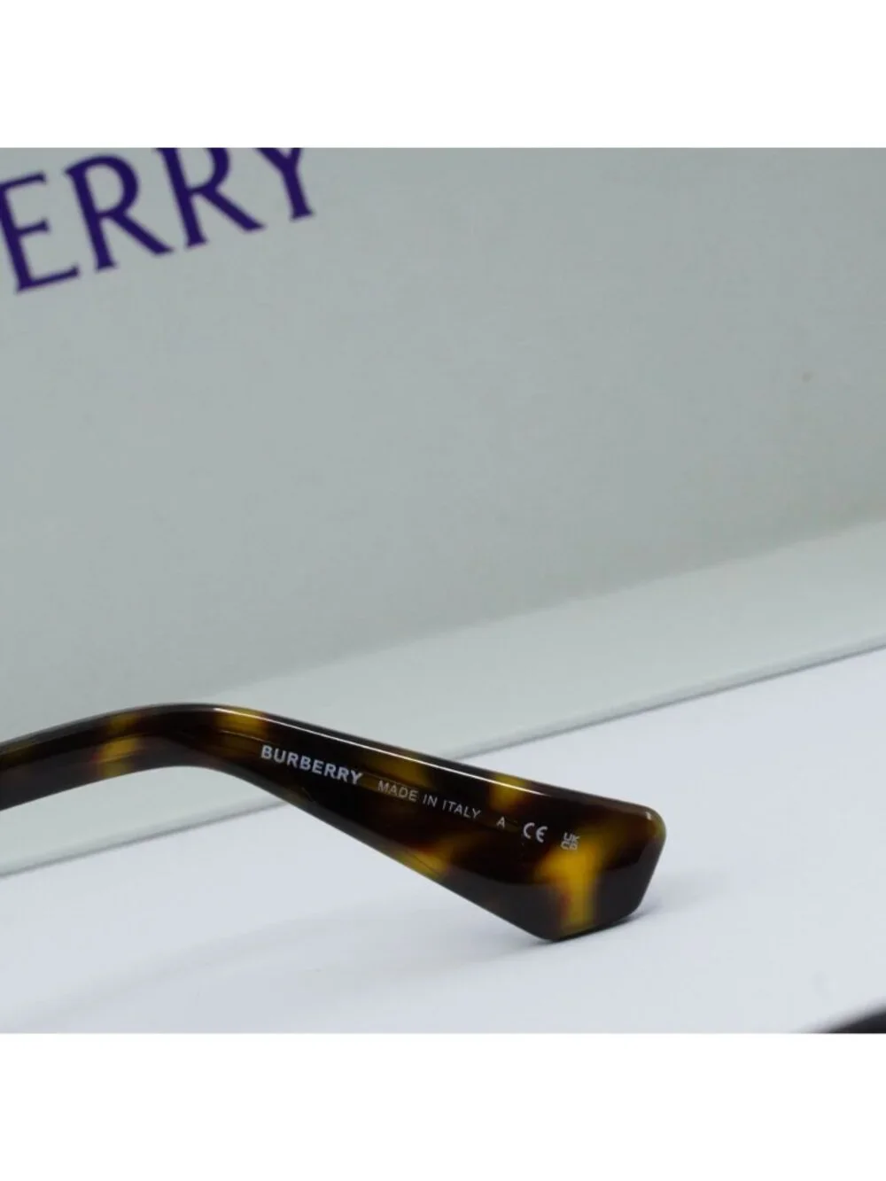 Burberry BE3151 110987 Aviator Sunglasses - Light Gold / Dark Grey